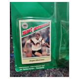 KENNER - Vintage German Sportstars Soccer Action Figure with Trading Card