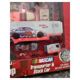 M & M #36 Racing NASCAR Transporter & Stock Car 2001 Diecast Body shop B1 - Retail: $230