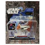 Star Wars Micro Galaxy Squadron Asajj Ventress Ginivex Startfighter 3\" Small Vehicle & Figure - Retail: $38