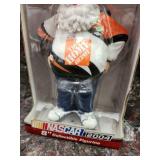 Nascar Tony Stewart 20 Racing Home Depot 2004 8\" Santa Figurine In Box - Retail: $20