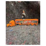 Home Depot NASCAR #20 Jurassic Park Hauler Set with Bobblehead - Retail: $75