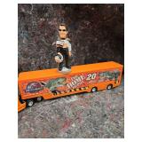 Home Depot NASCAR #20 Jurassic Park Hauler Set with Bobblehead - Retail: $75