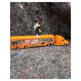 Home Depot NASCAR #20 Jurassic Park Hauler Set with Bobblehead - Retail: $75