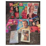 Vintage Star Trek TV Guide Collection with Farscape Cards - Retail: $45