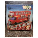 1000-Piece London Double Decker Bus Building Block Set - Retail: $45