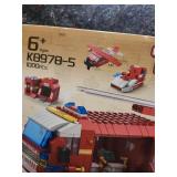 1000-Piece Fire Rescue Building Block Set K897B-5 - Retail: $29
