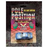 Vintage Pole Position #71 Blue Stock Car Die-Cast Model - Retail: $15