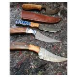 Handcrafted Steel Hunting Knife Collection
