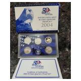 2004 United States Mint 50 State Quarters Proof Set - Retail: $25