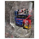 Vintage Slim Jim NASCAR Racing Glass Beer Steins  - Retail: $45