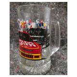 Vintage Slim Jim NASCAR Racing Glass Beer Steins  - Retail: $45