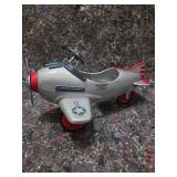 Hallmark Kiddie Car Vintage Military-Style Pursuit Pedal Airplane