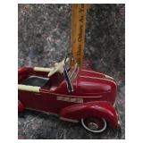 Hallmark Kiddie Car Vintage 1940s Maroon Pedal Car