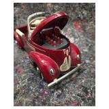 Hallmark Kiddie Car Vintage 1940s Maroon Pedal Car