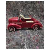 Hallmark Kiddie Car Vintage 1940s Maroon Pedal Car