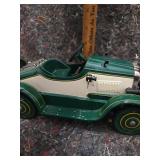Hallmark Kiddie Car Vintage 1926 Speedster Steelcraft Pedal Car - Green and Cream
