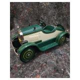 Hallmark Kiddie Car Vintage 1926 Speedster Steelcraft Pedal Car - Green and Cream
