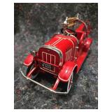 Hallmark Kiddie Car 1935 Vintage A.F.D. Fire Tender Toy Truck