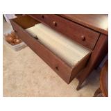 4 DRAWER ANTIQUE WOOD DRESSER-  UNB