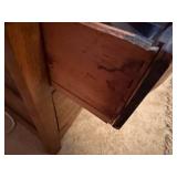 ANTIQUE OAK CHEST OF 2 DRAWER-  UNB