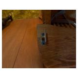 OAK REPRODUCTION HIGH CHAIR W/ WOOD TRAY- DR