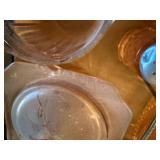 PINK DEPRESSION GLASSES SET FLAT- LR