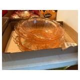 PINK DEPRESSION 3pcs (PLATTER & 2 BOWLS)- LR