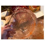 PINK DEPRESSION 3pcs (PLATTER & 2 BOWLS)- LR