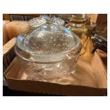 CANDY DISHES X 2/ BOWL WITH LEGS X 2- FR