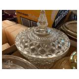 CANDY DISHES X 2/ BOWL WITH LEGS X 2- FR