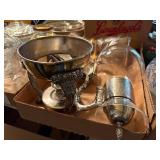 GLASS BUTTER DISH/ GLASS PITCHER/ COFFEE CARAFE- FR