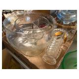 PEDESTAL BOWL/ DIVIDED DISH/ VASE/ S&P SET 10 Pcs.- FR