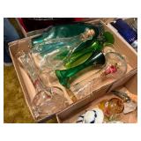 GLASS BUD VASES x 6 pcs. MISCELLANEOUS- FRT