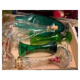 GLASS BUD VASES x 6 pcs. MISCELLANEOUS- FRT
