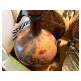 COLLECTIBLE WHISKEY BOTTLES/ PLATES & MISC.- FRT