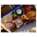 GLASSWARE VOTIVE CANDLE CUPS & CANDLES FLAT- FRT