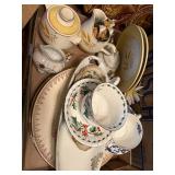 GLASSWARE MISCELLANEOUS FLAT AUTUMN GOLD PCS/ PLATTER/ CREAM/ SUGAR & MORE- FRT