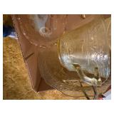 YELLOW DEPRESSION GLASS FLAT X 12 PCS- FRT