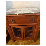 2 DOOR WASH STAND TABLE WITH DRAWER- FR