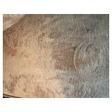 COUCH W/ 5 DECORATIVE PILLOWS 89" L X 38" D- FR