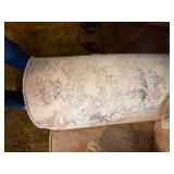 COUCH W/ 5 DECORATIVE PILLOWS 89" L X 38" D- FR