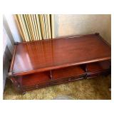 CHERRY COFFEE TABLE W/ 3 DRAWERS 48 X 21 X 17- FR