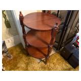 3 TIER WOOD SIDE TABLE- FR