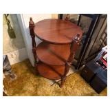 3 TIER WOOD SIDE TABLE- FR