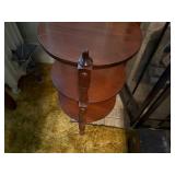 3 TIER WOOD SIDE TABLE- FR