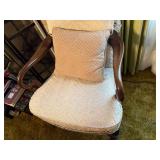 UPHOLSTERED ARM CHAIR- FR