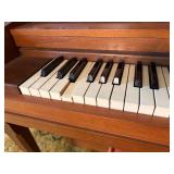 HOBART M. CABLE PIANO W/ PADDED BENCH- FR