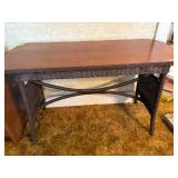 WICKER & WOOD TOP TABLE 4