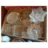 GLASSWARE/ CANDLE HOLDERS- DR