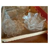 GLASSWARE/ CANDLE HOLDERS- DR